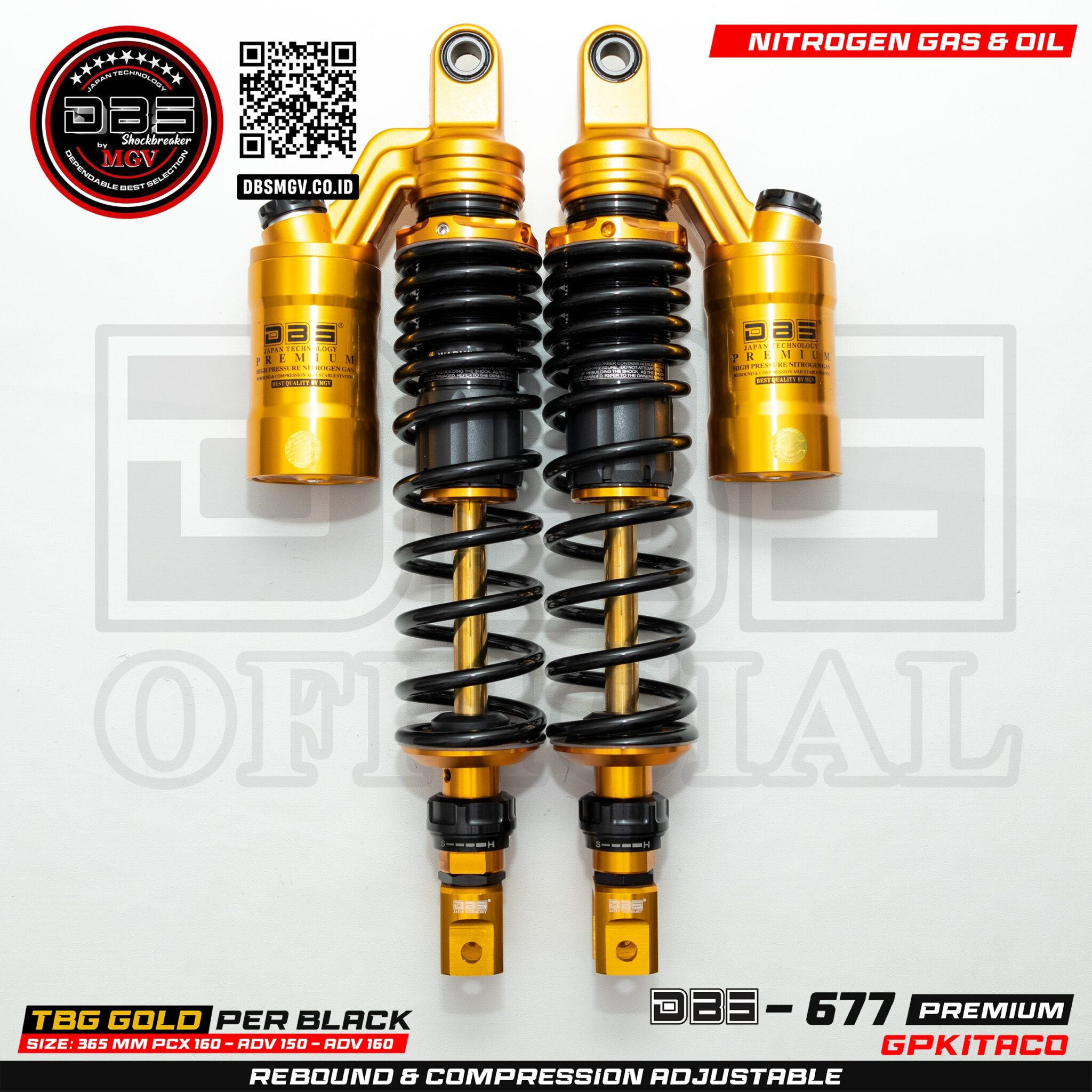 DBS 677 PREMIUM HONDA PCX 160, PCX 150, ADV 150, ADV 160 365MM - DBS by ...